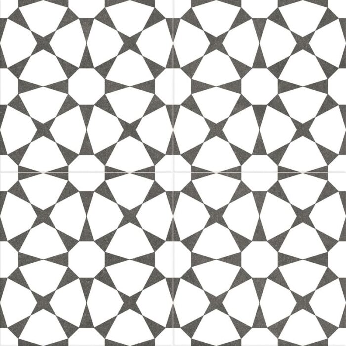 Vinatge Black Pamesa ceramic, черно-бял гранитогрес 45×45