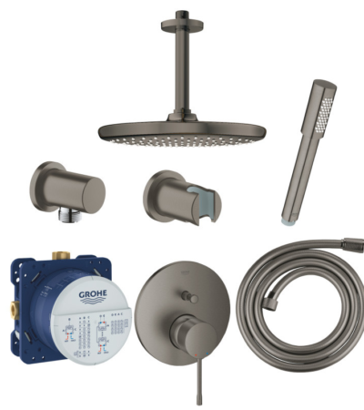 Grohe Essence душ система за вграждане Brushed Hard Graphite – Онлайн промоция Grohe Essence душ система за вграждане Brushed Hard Graphite – Онлайн промоция