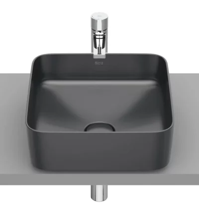 ROCA Inspira Square A327532640 FINECERAMIC® луксозна мивка върху плот 37/37- Онлайн промоция