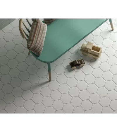 CIFRE TIMELESS white mate 15/17 Гранитогрес хексагон