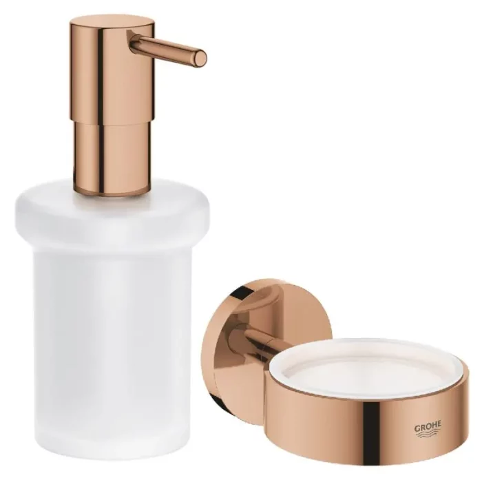 Държач за чаша, сапуниера, дозатор за течен сапун Essentials GROHE Essentials 40369DA1