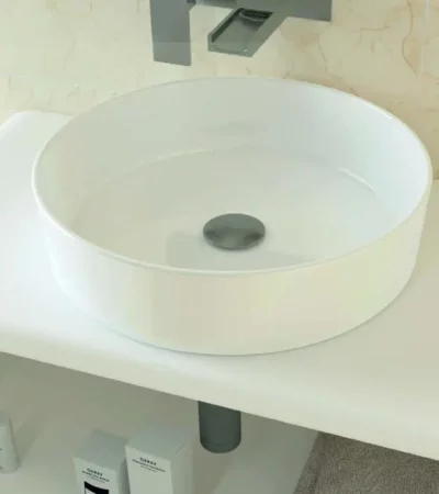 Fuji бял глац Ǿ35 ZENON Мивка тип купа за плот