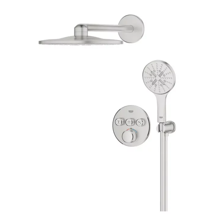 Душ система за вграждане, с 3 извода, Grohtherm SmartControl GROHE Grohtherm SmartControl 34863DC0