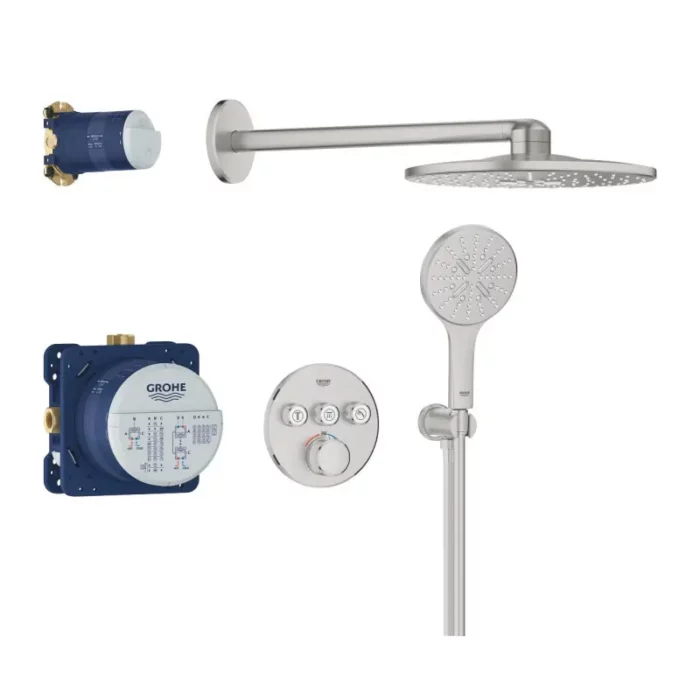 Душ система за вграждане, с 3 извода, Grohtherm SmartControl GROHE Grohtherm SmartControl 34863DC0