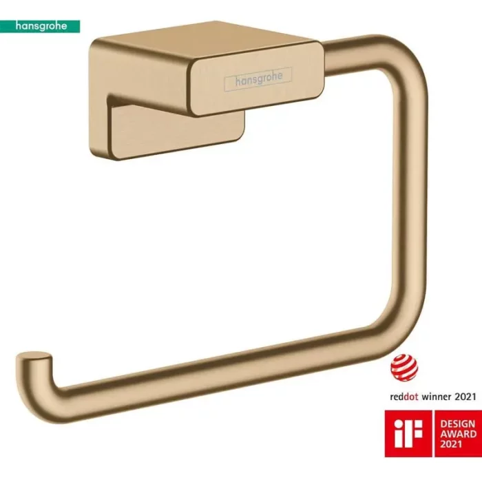 Държач за тоалетна хартия, цвят бронз за стена HANSGROHE Addstoris 41771140