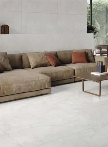 Гранитогрес LOUISIANA WHITE 60×120 RECT STN Ceramica – сатен/полиран, мраморна визия