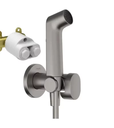 Hansgrohe 1jet S EcoSmart хигиенен душ 29232340+тяло за вграждане 29235180 Hansgrohe 1jet S EcoSmart хигиенен душ 29232340+тяло за вграждане 29235180